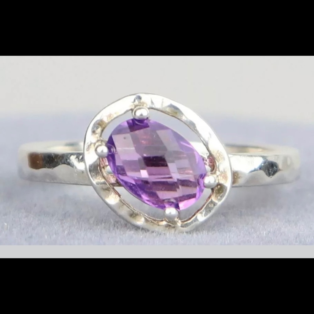 SILPADA SS LAVENDER FIELD AMETHYST RING